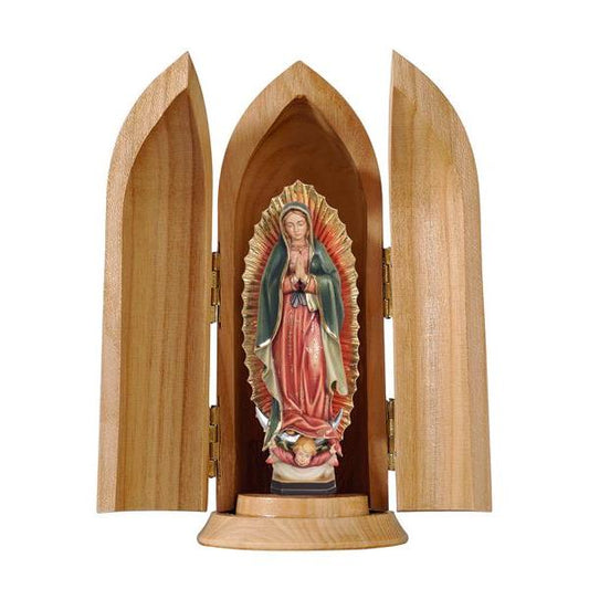 Our Lady of Guadalupe in Niche - Made in Italy - 6 Inches