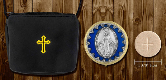 Burse and Pyx (Blue Immaculate Conception)