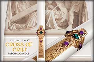 Cross of Erin Paschal Candle