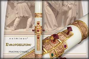 Evangelium Paschal Candle