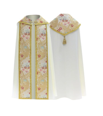 Cream/Floral Gothic "Sagrada Familia" Cope
