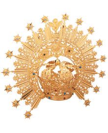 Statue Crown with Corona | 11 Sizes | Rich Ornamentation