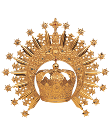 Statue Crown with Corona | 11 Sizes | Highly Ornamented