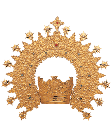 Statue Crown with Corona | 7 Sizes | Rich Ornamentation