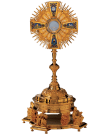Baroque Style Monstrance | 70 cm. High x 35,6 cm. Ø Head