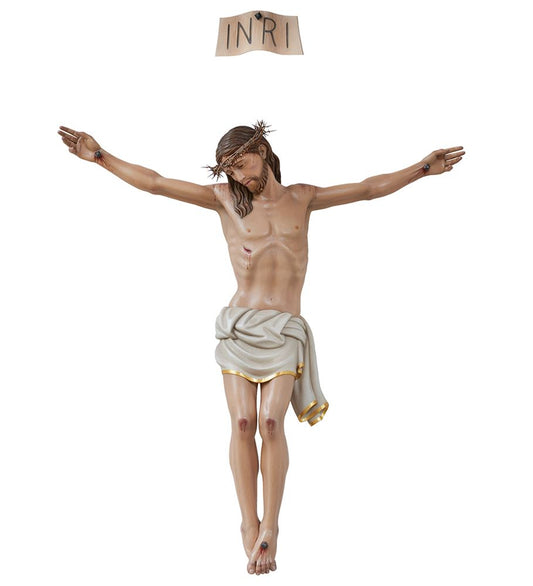 Hand Carved in Lindenwood or Fiberglass Corpus from Italy
