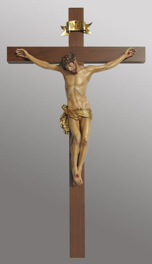 Tacca Corpus of Christ 5 Foot Size for 10 Foot Cross – Catholic Crucifix Corpus in 24 Inch 32 Inch, 5 Foot, and 6 Foot Sizes | Church & Chapel Use