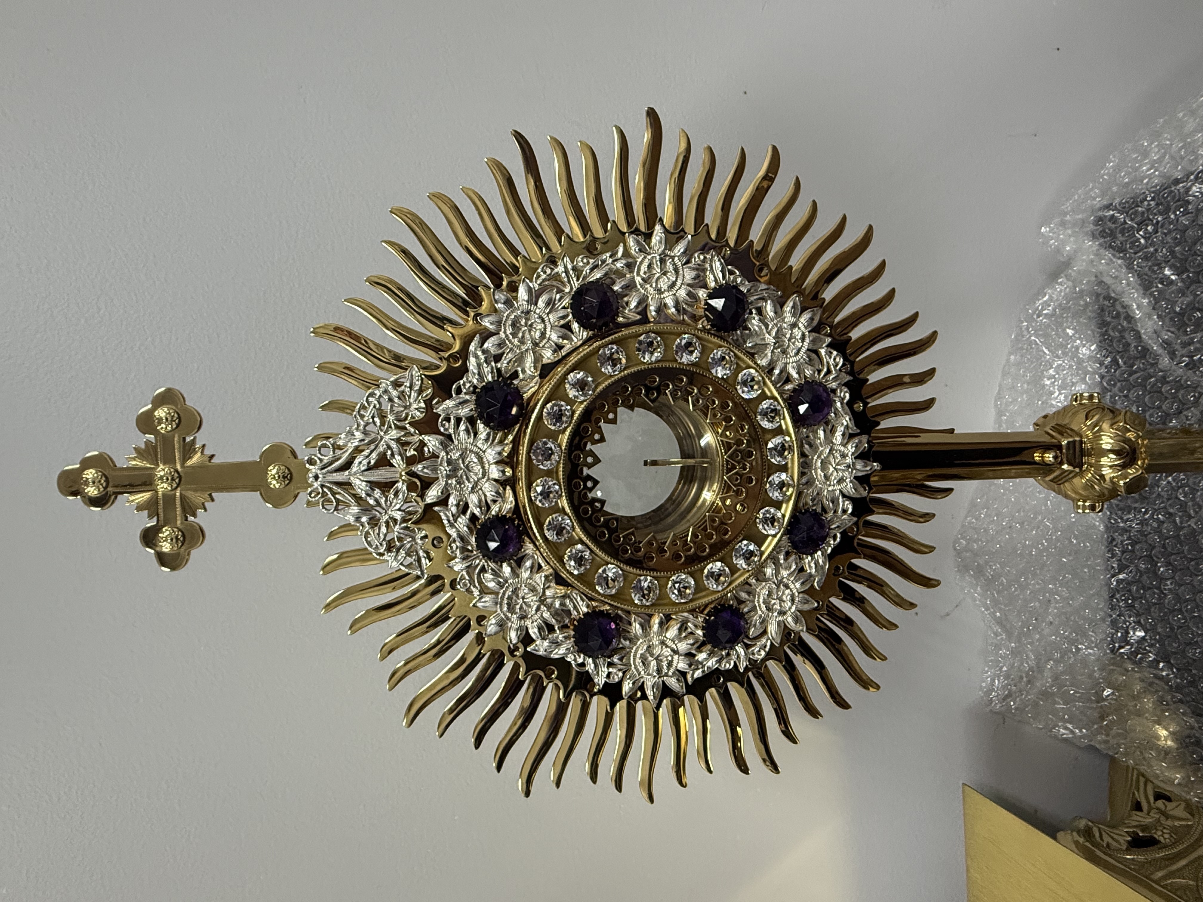 Monstrance Refinishing